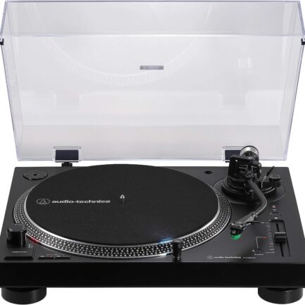 Audio-Technica LP120xBTUSB Giradiscos de Tracción Directa (Bluetooth y USB) Negro