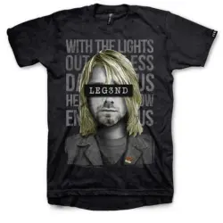 CAMISETA MARCA LEG3ND KURT COBAIN